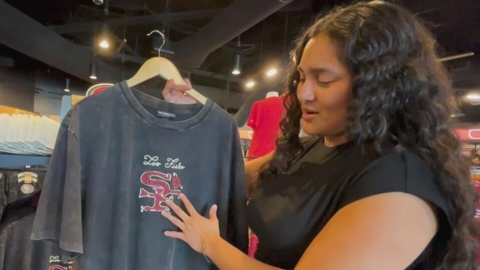 San Francisco 49ers unveil Latino Heritage Collection of team merchandise for "Los Fieles" — CBS Bay Area (KPIX), Santa Cruz Sports news