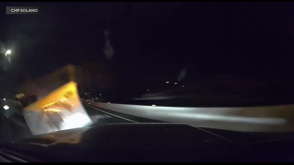 Video shows Tesla hit CHP car on I-80 in Fairfield; driver says he slept with Full Self-Driving on — CBS Bay Area (KPIX), Santa Cruz Technology news