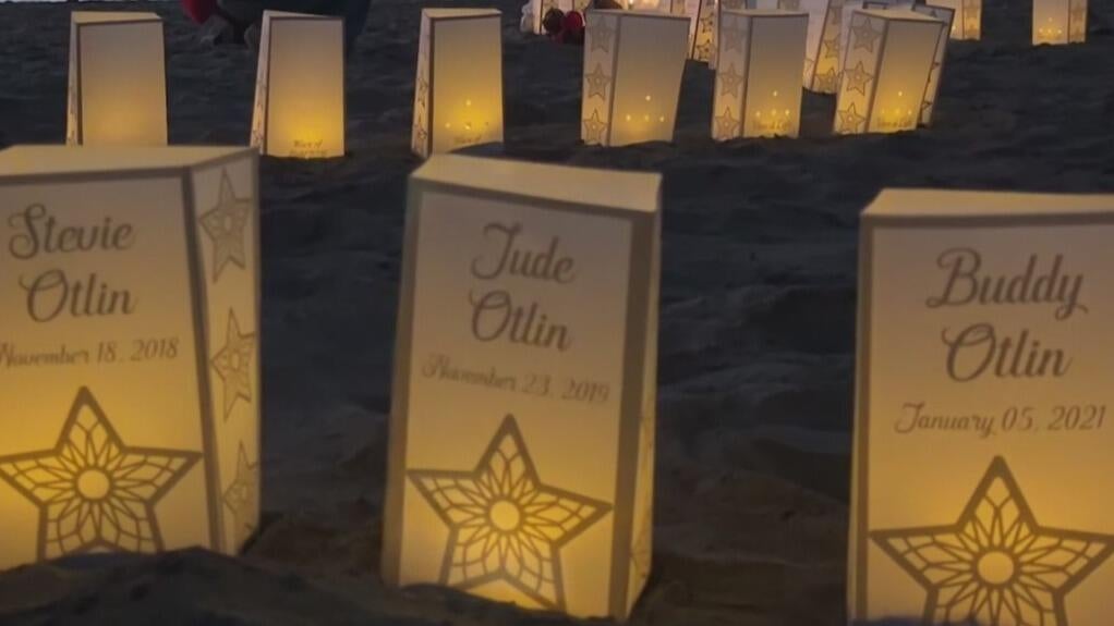 At San Francisco's Baker Beach, a wave of light honors babies lost too soon — CBS Bay Area (KPIX), Santa Cruz Community news