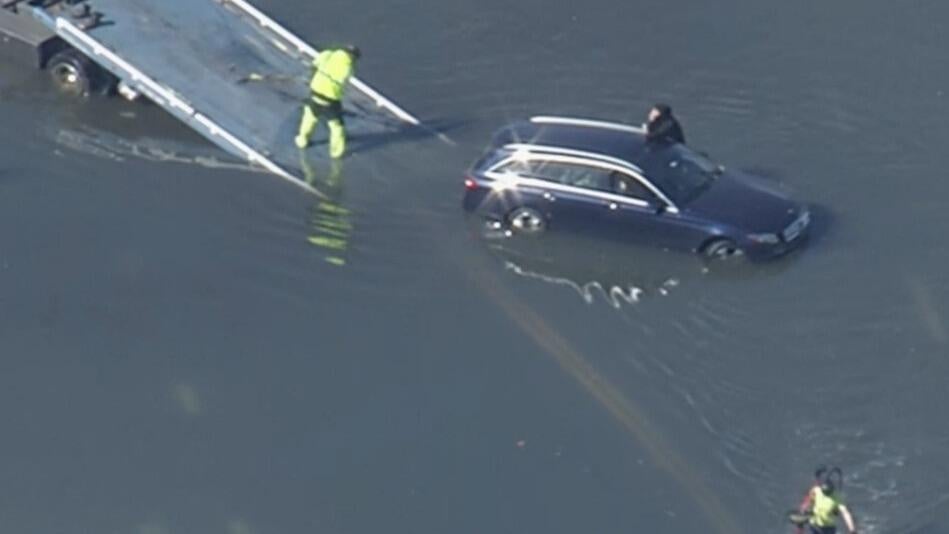 Flooding in parts of Marin County as coastal flood advisory in effect for Bay Area — CBS Bay Area (KPIX), Santa Cruz Community news