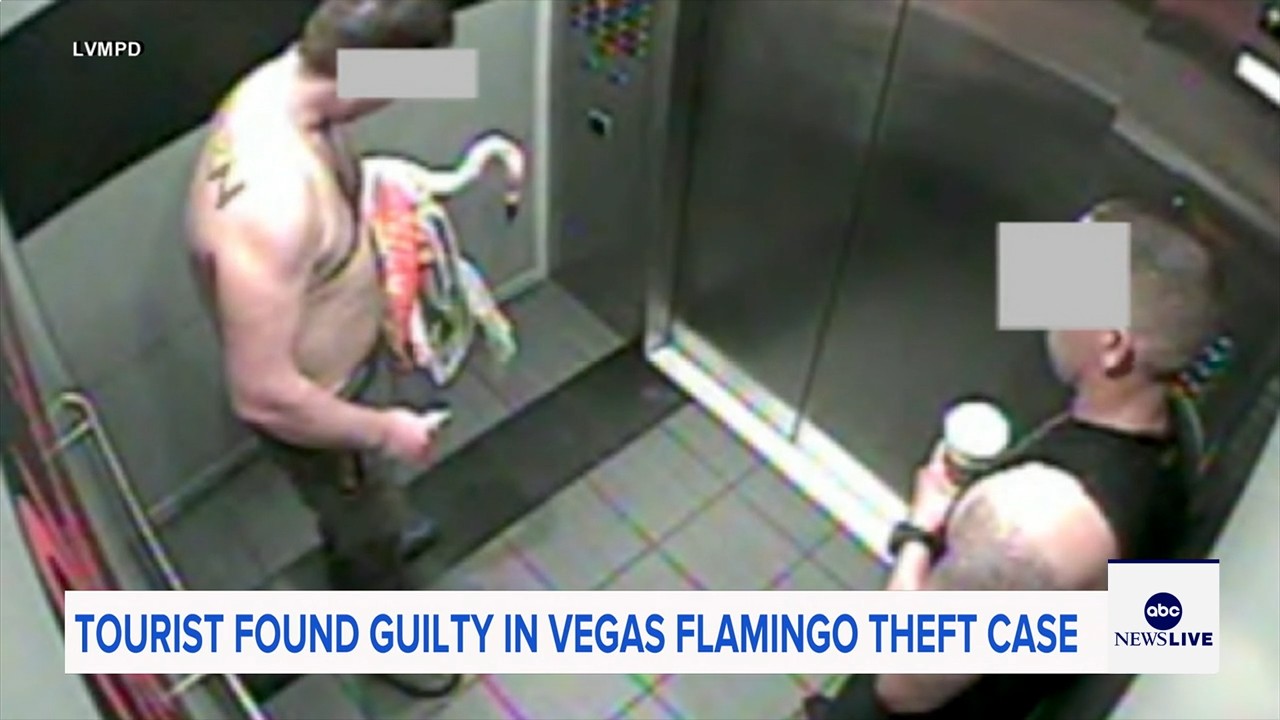 Man who snatched Peachy the flamingo from Las Vegas hotel exhibit found guilty of animal cruelty
— ABC 7 Bay Area, Santa Cruz Arts news