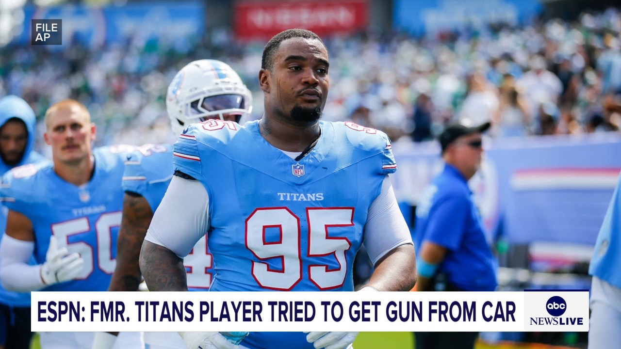 Jordan Elliott was released by Titans after pulling out gun in parking lot, coach Robert Saleh says
       — ABC 7 Bay Area, Santa Cruz Sports news