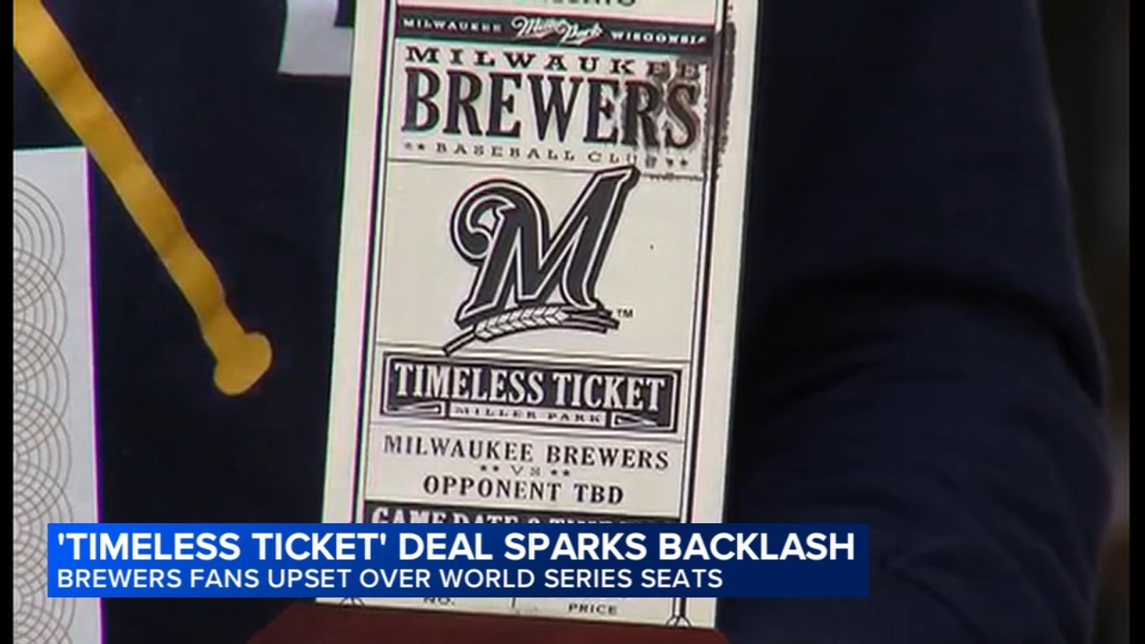Brewers 'Timeless Ticket' holders say the team isn't fully honoring deal for World Series seats
— ABC 7 Bay Area, Santa Cruz Schools news