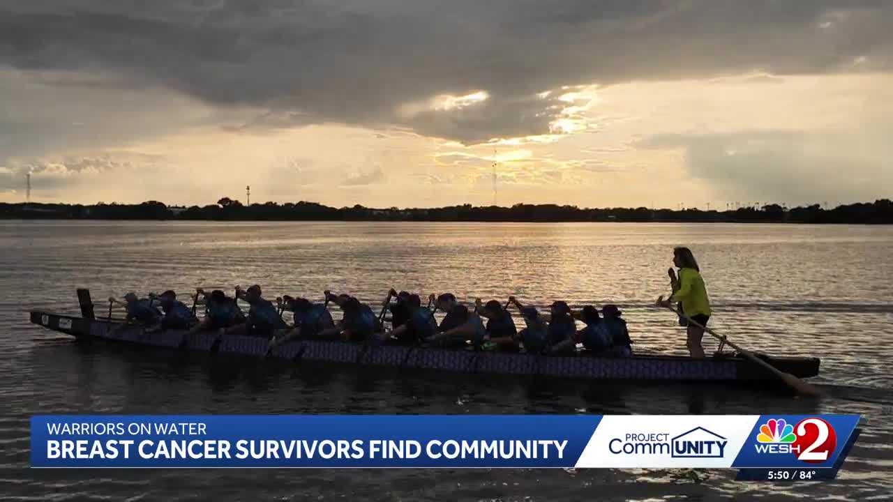 Breast cancer survivors find strength and sisterhood on Orlando dragon rowing team — WESH 2 Orlando, Santa Cruz Sports news