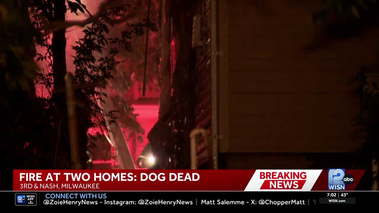 Dog killed during overnight fire that spread from one Milwaukee home to a second — WISN 12 Milwaukee, Santa Cruz Community news