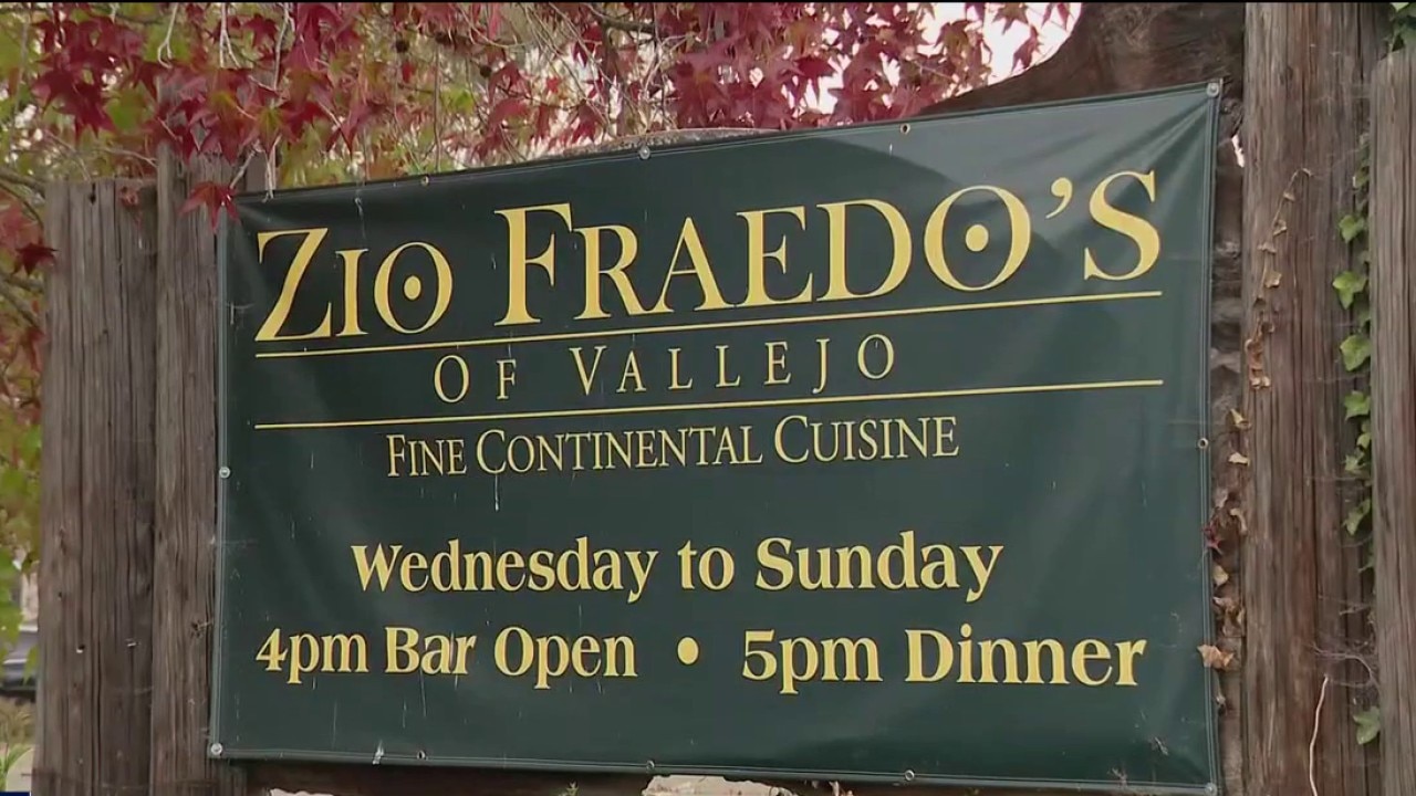 Zio Fraedo’s waterfront restaurant to close Vallejo location after 20 years — KTVU FOX 2 Bay Area, Santa Cruz Dining news