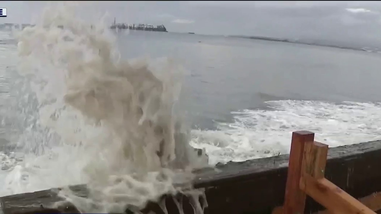 Assessing damages from Tropical Storm Rachel in Long Beach  — KTVU FOX 2 Bay Area, Santa Cruz Community news