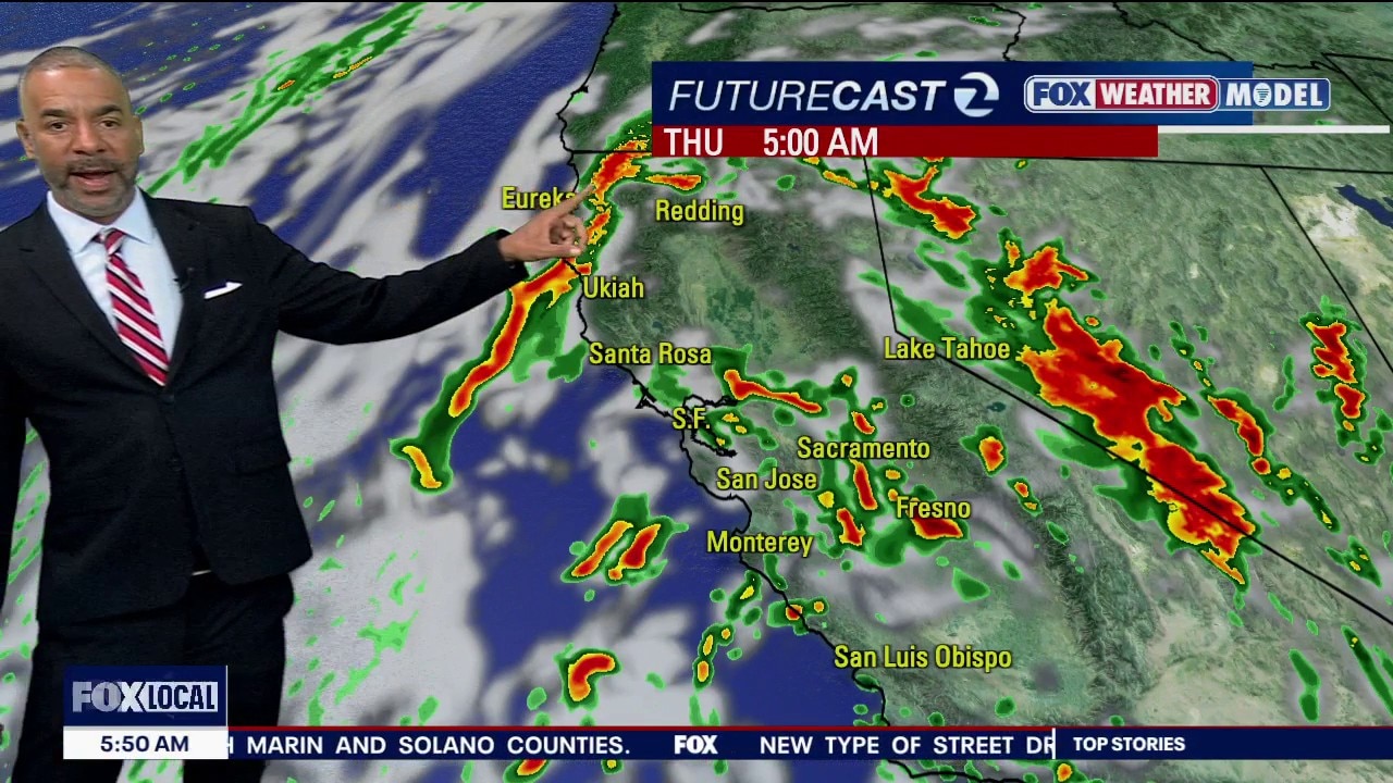A wet day ahead as rain blankets the Bay Area — KTVU FOX 2 Bay Area, Santa Cruz Sports news