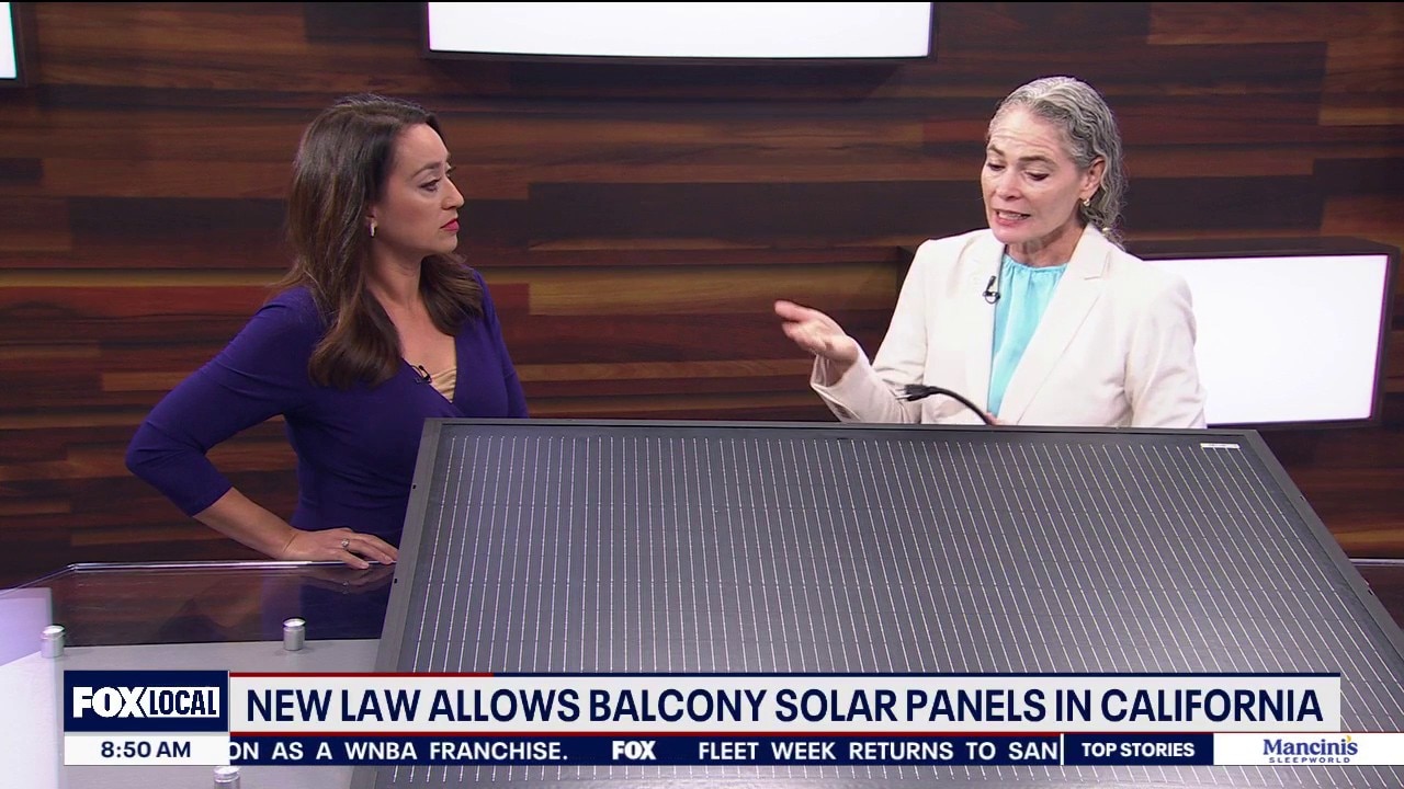 How balcony solar panels work, under new California law allowing them — KTVU FOX 2 Bay Area, Santa Cruz Community news