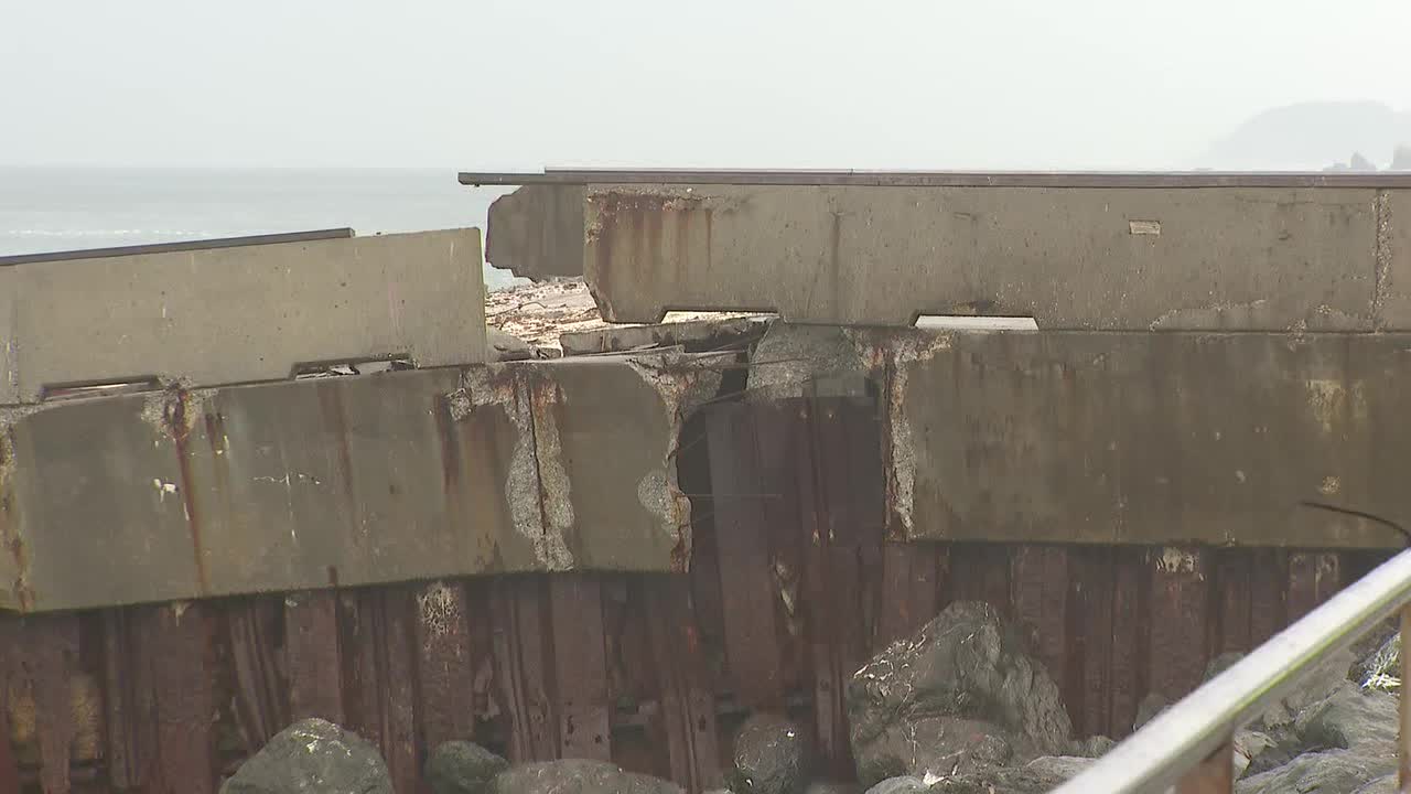 Crews begin to repair crumbling Pacifica Pier — KTVU FOX 2 Bay Area
