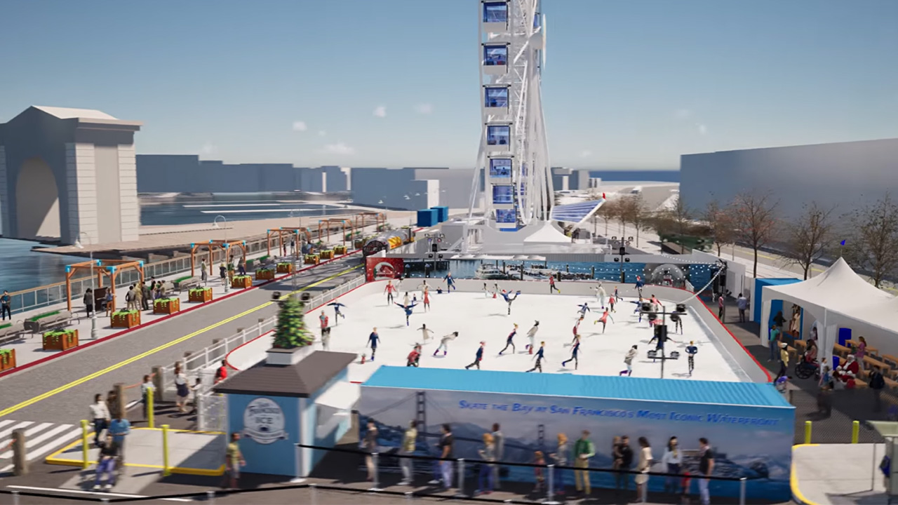 Waterfront ice rink: This popular Bay Area destination is getting its first ever ice rink — KTVU FOX 2 Bay Area, Santa Cruz Sports news